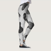 Leggings Séquins de Parties scintillant brillant noir brill (Droite)