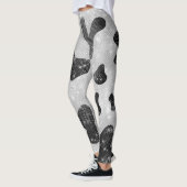 Leggings Séquins de Parties scintillant brillant noir brill (Gauche)