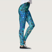 Leggings Séquins Sparkle : Macro Abstrait Arrière - plan (Droite)