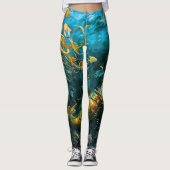 Leggings "Seraphina" - Belle Sirène Mystique (Devant)