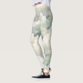 Leggings Sérénité Florale Verte (Gauche)