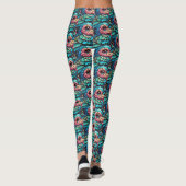 Leggings Sérénité vibrante à plumes (Dos)