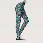 Leggings Sérénité vibrante à plumes (Droite)