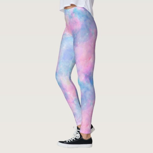 Leggings Série Conception 1 de Galaxie Peinte (Gauche)