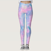 Leggings Série Conception 1 de Galaxie Peinte (Devant)