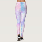 Leggings Série Conception de Galaxie Peinte 4  (Dos)