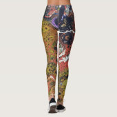 Leggings Série de rayonne fondue - tourbillons acryliques s (Dos)