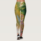 Leggings Série de rayonne fondue - Verse acrylique sous for (Dos)