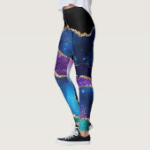 Leggings Série Galaxie Agate Design 13 (Gauche)