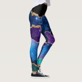 Leggings Série Galaxie Agate Design 13 (Droite)