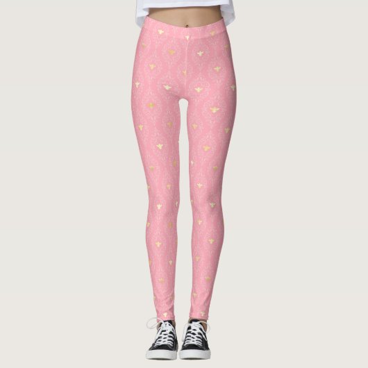 Leggings Série Princess Bee Design #3 (Devant)