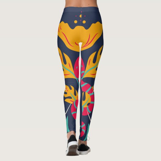 Leggings Serpent dans la forêt (Dos)