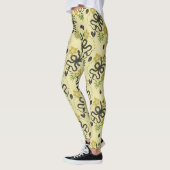 Leggings Serpent et fleurs imprimés (Gauche)