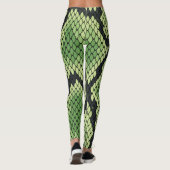 Leggings Serpent vert (Dos)