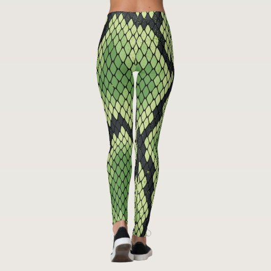 Leggings Serpent vert (Dos)