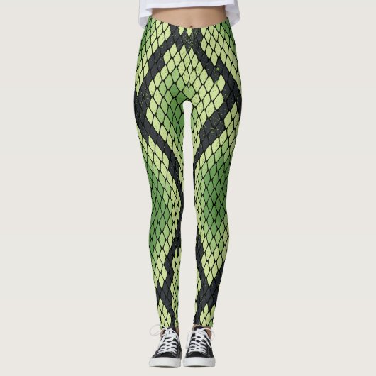 Leggings Serpent vert (Devant)