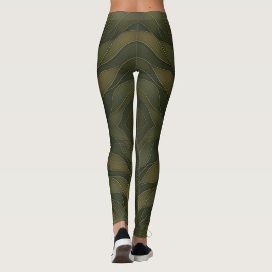 Leggings SerpentFlow - Puissance subtile (Dos)