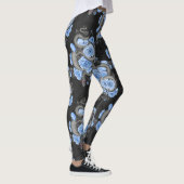 Leggings Serpents et roses bleus (Droite)