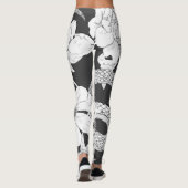 Leggings Serpents Fleurs Tatouage Art Coloration (Dos)