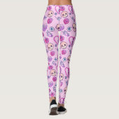 Leggings Serpents Kawaii Et Goth Pastel Rose (Dos)