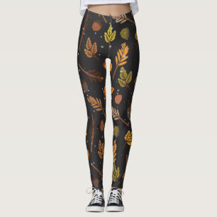 Leggings Ses Quatre Saisons – Motif Automne