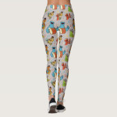 Leggings Sesame Street Band Gris Motif (Dos)