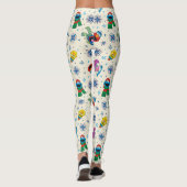 Leggings Sesame Street Noël Snowflake Motif (Dos)