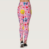 Leggings Sesame Street Valentine Hearts Motif (Dos)