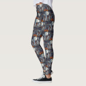Leggings Setter Anglais Halloween Effrayant (Gauche)