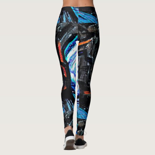 Leggings Seul avec l'abîme brillant (Dos)