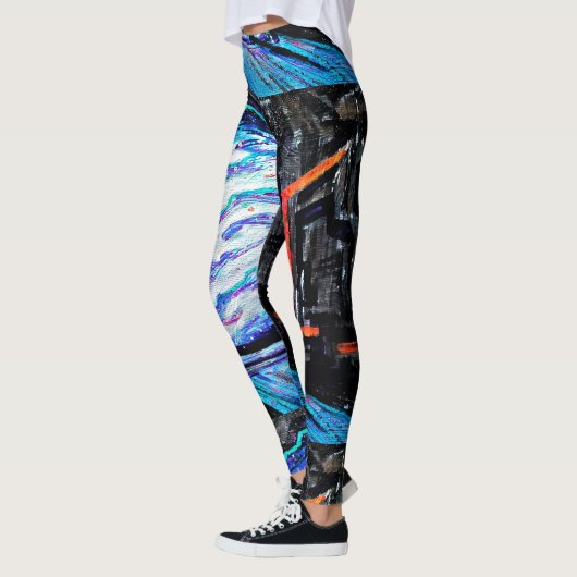 Leggings Seul avec l'abîme brillant (Gauche)