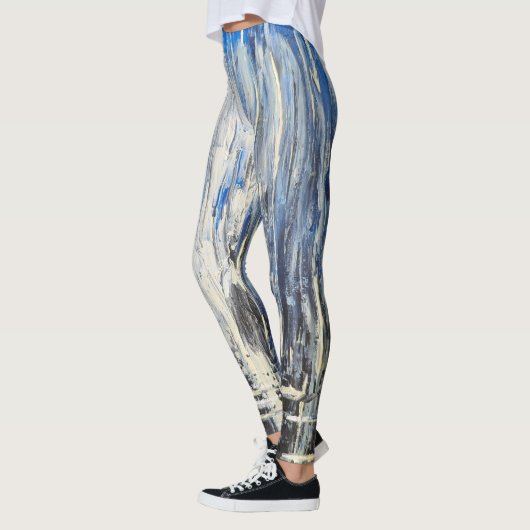 Leggings Seul dans la pluie - Légendes émotionnelles Moody (Gauche)