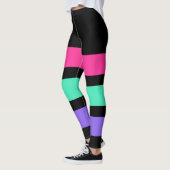 Leggings SEULEMENT LES PISTES - rose, menthe, lilas clair (Gauche)