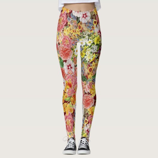 Leggings Séville florale (Devant)