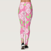 Leggings Shabby Chic Rose Floral (Dos)