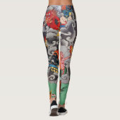 Leggings Shakyamuni Bouddha peinture, Himalaya - Dharma (Dos)