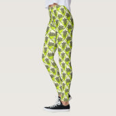 Leggings Shamanic Tortues de mer Motif - vert (Gauche)