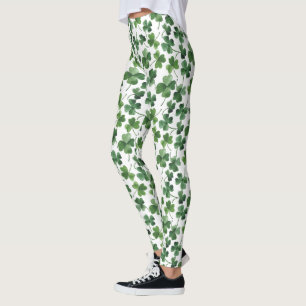 Leggings Shamrock aquarelle