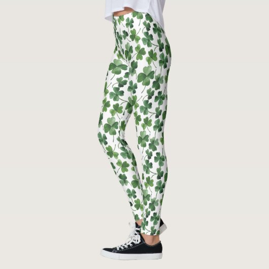 Leggings Shamrock aquarelle (Gauche)
