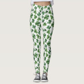 Leggings Shamrock aquarelle (Devant)