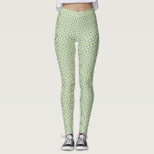 Leggings Shamrock Celtic Inspiré Motif Saint Patrick’s Day (Devant)