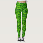 Leggings Shamrock Clover Feuille St. Patrick's Day Festive (Devant)