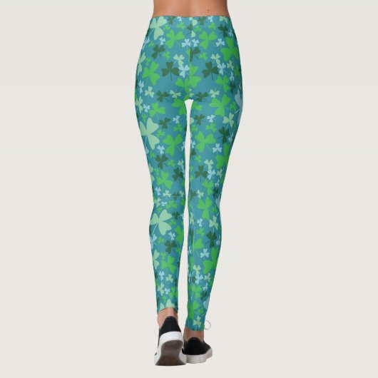 Leggings Shamrock coloré (Dos)