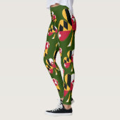 Leggings Shamrock de drapeau du Maryland (Gauche)