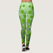 Leggings Shamrock de la Saint-Patrick personnalisable (Dos)