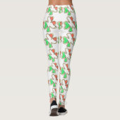 Leggings Shamrock du drapeau irlandais Cookie St. Patrick's (Dos)
