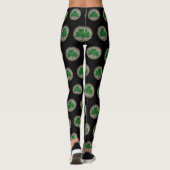 Leggings Shamrock gris sur les pattes celtiques (Dos)