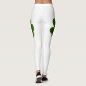 Leggings Shamrock irlandais de la Saint Patrick Green Text  (Dos)