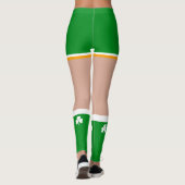 Leggings Shamrock irlandais Jour de la Saint Patrick romant (Dos)