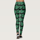 Leggings Shamrock irlandais Parties scintillant verte St. P (Dos)